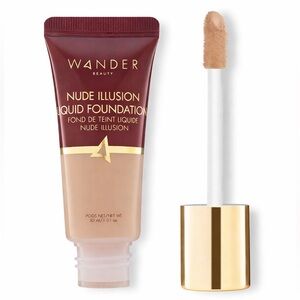 Wander Beauty Nude Illusion Liquid Foundation in Golden Tan - 30ml - NEW IN BOX